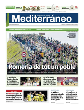 Cover of El Periodico Mediterraneo