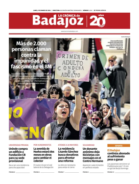 Cover of La Cronica de Badajoz BE