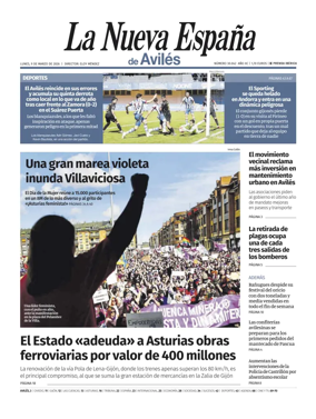 Cover of La Nueva Espana (Aviles)