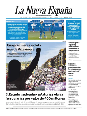 Cover of La Nueva Espana (Oviedo)