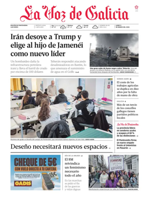 Cover of La Voz de Galicia (Arousa)