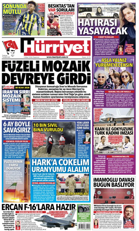 Cover of Hurriyet