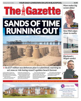 Cover of Blackpool Gazette