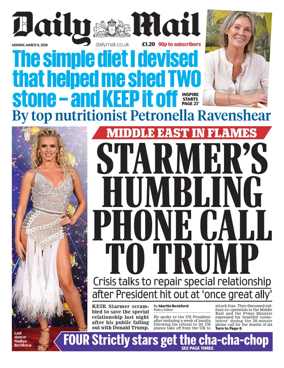 Cover of Daily Mail