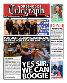 Cover of Greenock Telegraph