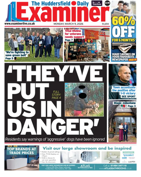 Cover of Huddersfield Daily Examiner