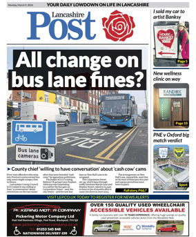 Cover of Lancashire Evening Post