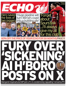 Cover of Liverpool Echo
