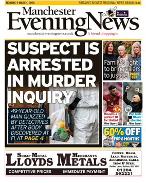 Cover of Manchester Evening News