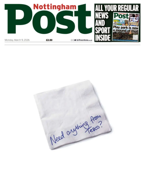 Cover of Nottingham Post