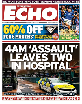 Cover of South Wales Echo