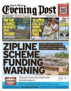 Cover of South Wales Evening Post