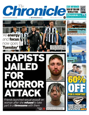 Cover of The Chronicle (South Tyneside and Durham)