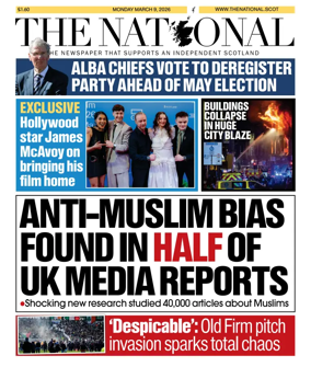 Cover of The National (Scotland)
