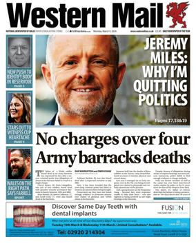 Cover of Western Mail