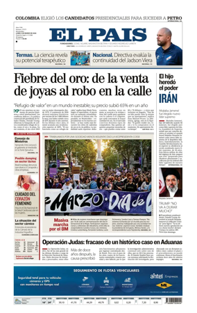 Cover of El Pais (Uruguay)