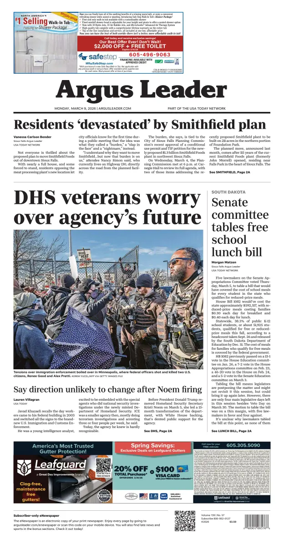 Cover of Argus Leader