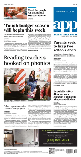 Cover of Asbury Park Press