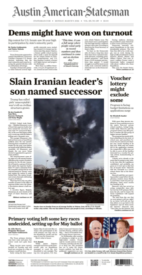 Cover of Austin American-Statesman