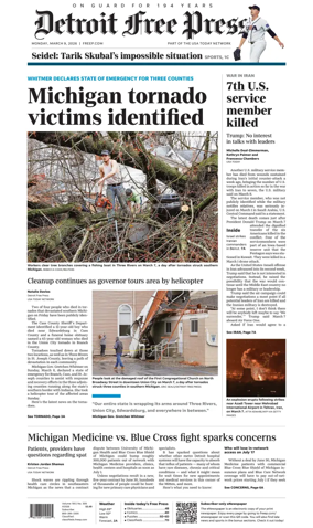 Cover of Detroit Free Press