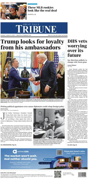 Cover of Great Falls Tribune