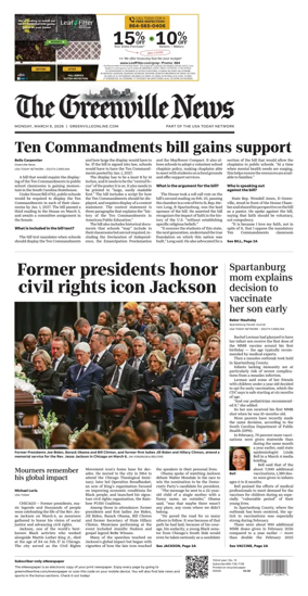 Cover of The Greenville News