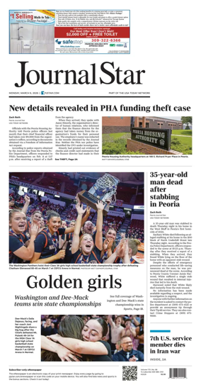 Cover of Journal Star (Peoria)