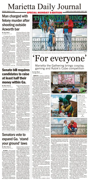 Cover of Marietta Daily Journal