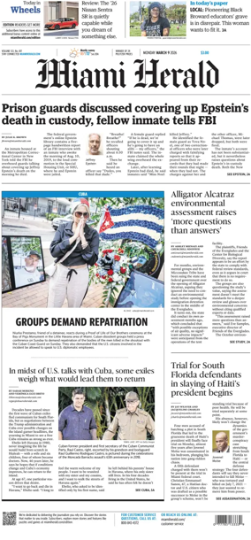 Cover of Miami Herald