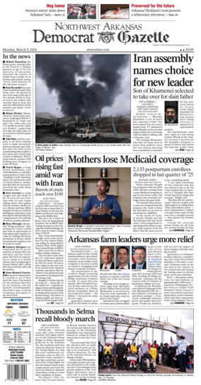 Cover of Northwest Arkansas Democrat-Gazette