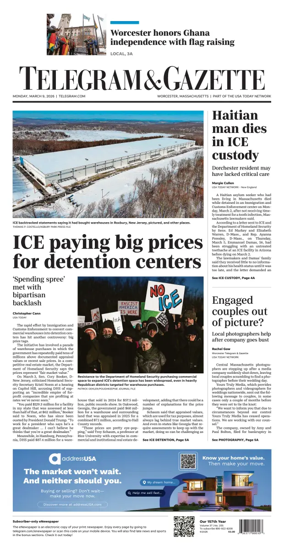 Cover of Telegram & Gazette