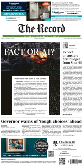 Cover of The Bergen Record