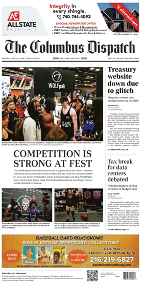 Cover of The Columbus Dispatch