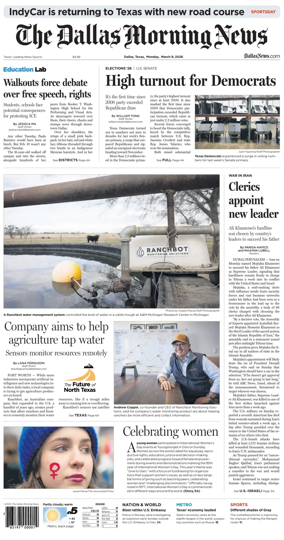 Cover of The Dallas Morning News