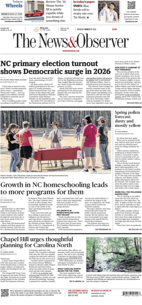 Cover of The News & Observer