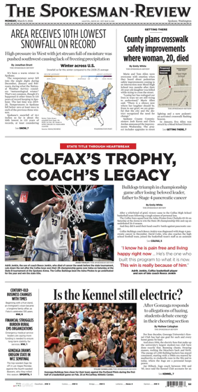 Cover of The Spokesman-Review (Spokane)