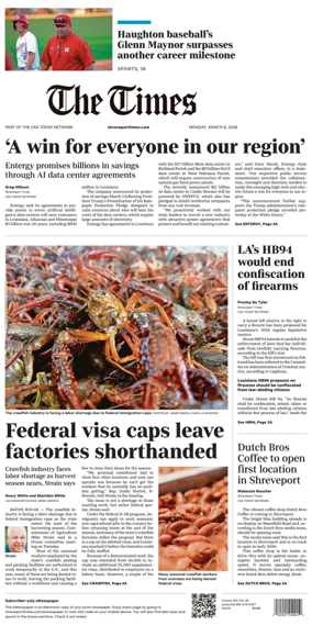 Cover of The Times (Shreveport)