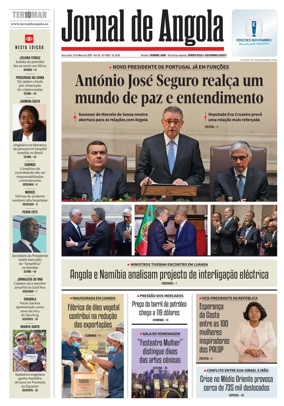 Cover of Jornal de Angola