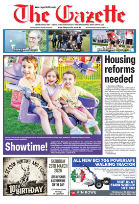 Cover of Warragul & Drouin Gazette