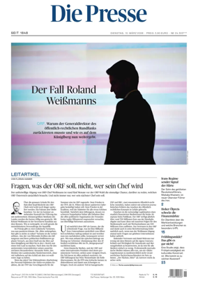 Cover of Die Presse