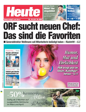 Cover of Heute - Niederosterreich Ausgabe