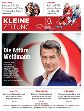 Cover of Kleine Zeitung Kaernten