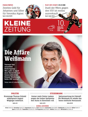 Cover of Kleine Zeitung Steiermark