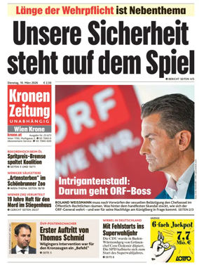 Cover of Kronen Zeitung
