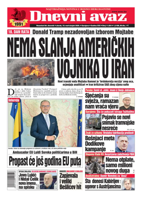 Cover of Dnevni avaz