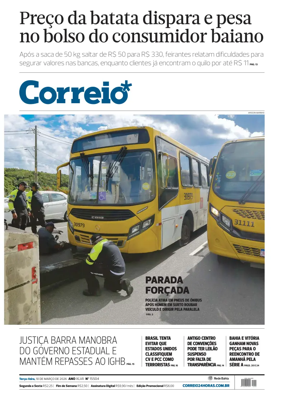 Cover of Correio da Bahia