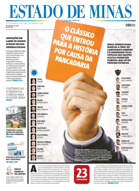 Cover of Estado de Minas (Brazil)