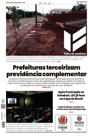 Cover of Folha de Londrina