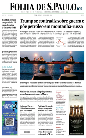Cover of Folha de S.Paulo