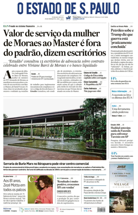 Cover of O Estado de S. Paulo